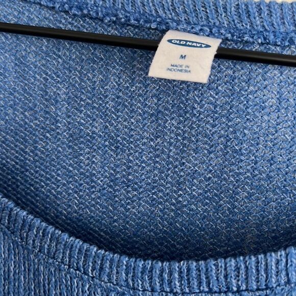 Blue Old Navy Size M Knit Sweater - Picture 2 of 3